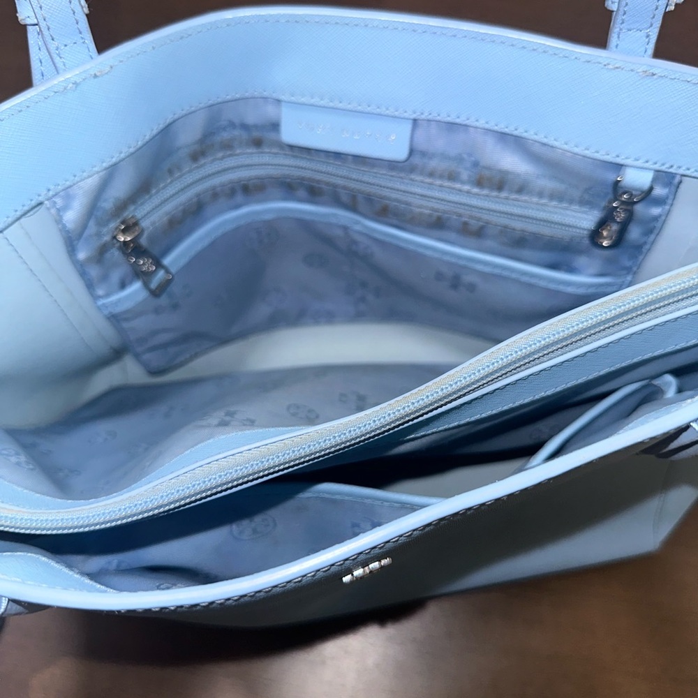 Tory Burch Blue Tote Bag - Picture 6 of 7